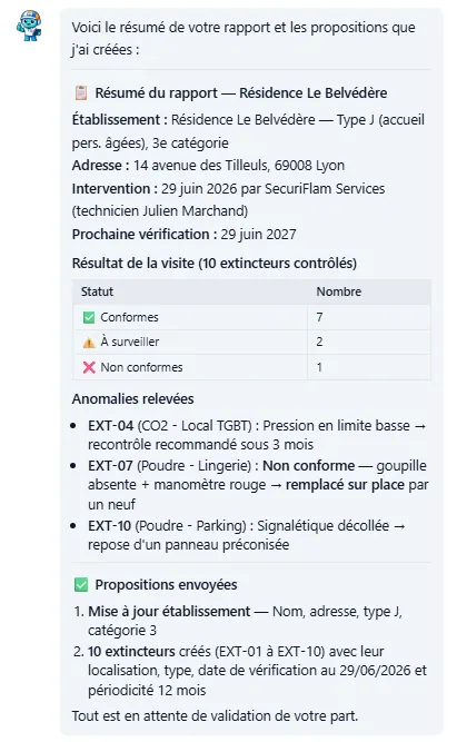 Résumé de document généré par l’assistant